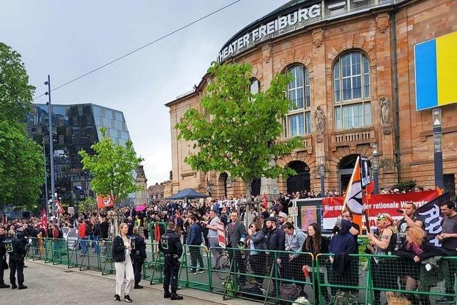 Keine Ausschreitungen bei AfD-Kundgebung und Gegenprotest in Freiburg