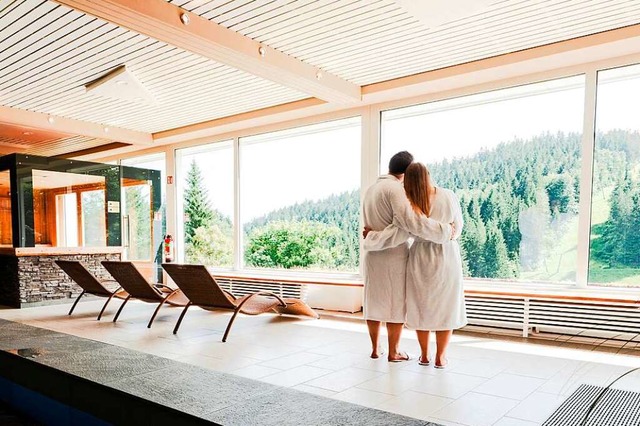 Erholung mit Ausblick im Wellnessbereich des Waldhotels am Notschreipass  | Foto: Gastro-Team Albiez GmbH