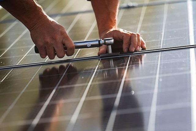Im Kreis Lörrach wird doppelt so viel Photovoltaik installiert wie im Vorjahr
