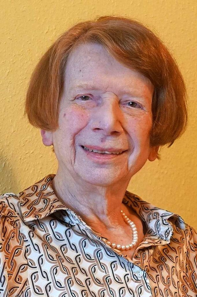 Helga Farnsworth wird 90 Jahre alt.  | Foto: Roswitha Frey