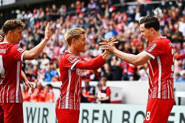 Der SC Freiburg hat gute Chancen, nächste Saison wieder international zu spielen