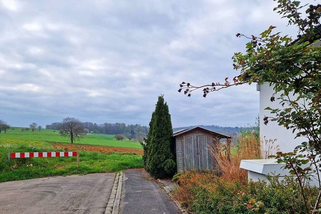 Noch endet die Bebauung des  Bhl  an ... das  Neubaugebiet Bhl III entstehen.  | Foto: Maja Tolsdorf