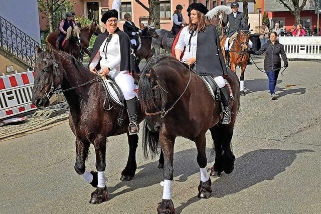 Rund 50 Pferde bei Georgsfest in Ehrenstetten