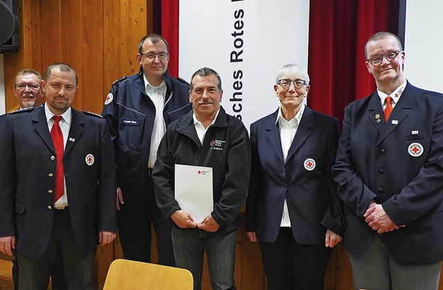 Hugo Kornmeier, Martin Winkler, Kreisb...ten Margarete Dietz und Detlef Heckel   | Foto: Herbert Frey