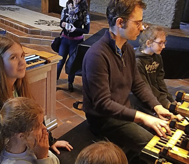 Auch die Orgel erklang  | Foto:  evangelische Kirche Waldshut