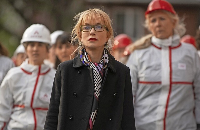 Kearney Isabelle Huppert als Gewerkschafterin Irin Maureen  | Foto: Guy Ferrandis (dpa)