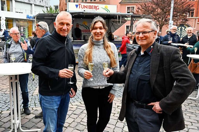 Bei der Tuniberger Jungweinprobe auf d...(Vorsitzender der Opfinger Winzer eG).  | Foto: Thomas Kunz