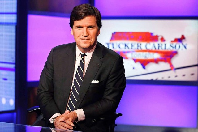 Tucker Carlson war Moderator von &quot;Tucker Carlson Tonight&quot;.  | Foto: Richard Drew (dpa)