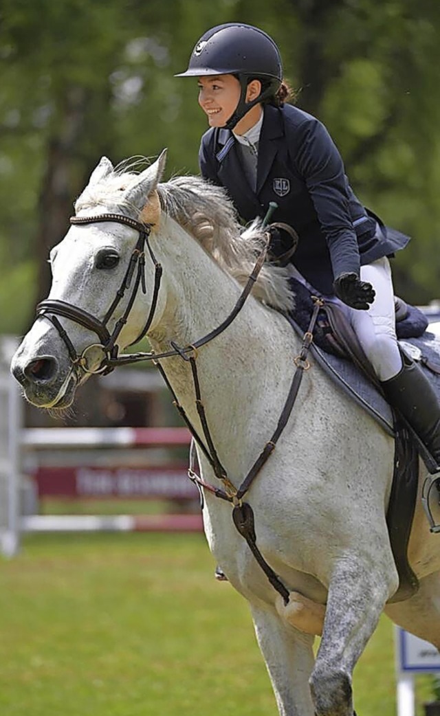 Anne Wertheimer auf ihrem Pferd Clearly  | Foto: Privat