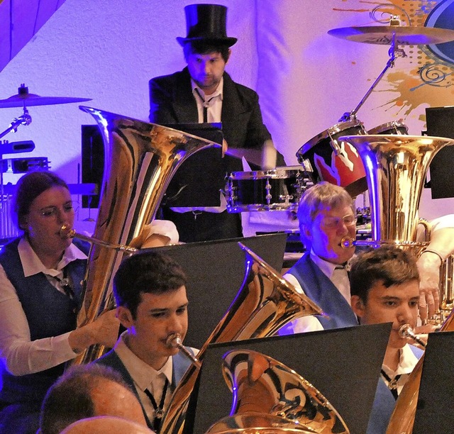 Ein breit aufgestelltes Repertoire gab der Musikverein Maleck zum Besten.  | Foto: Sylvia-Karina Jahn