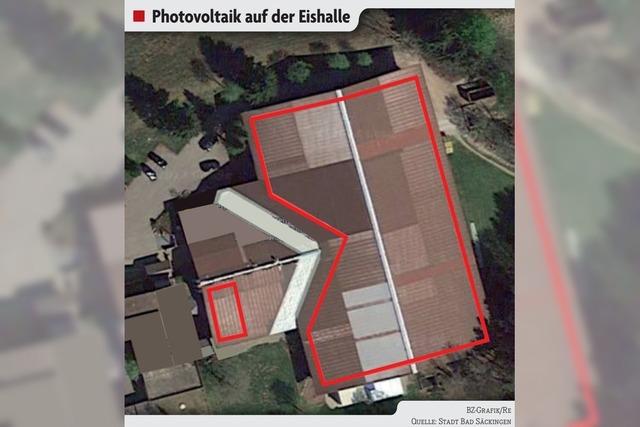 2700 Quadratmeter Photovoltaik auf Herrischrieder Eishalle möglich