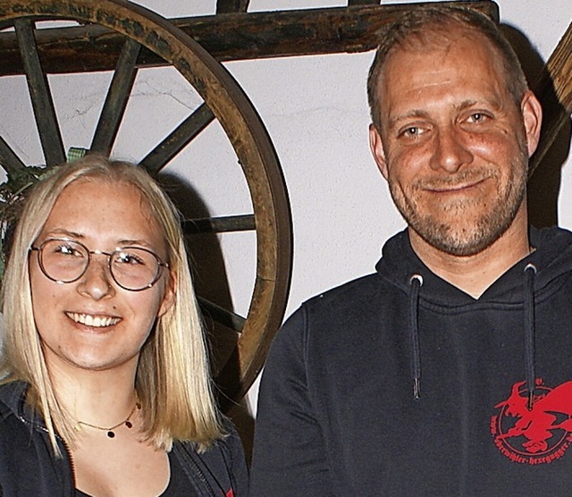 Leonie Crveni und Stefan Zimmermann si...e musikalische Leitung der Hexegugger.  | Foto: Werner Probst