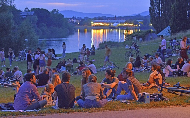 Schn, aber nicht immer lauschig: Der ... als Treffpunkt und Partyzone genutzt.  | Foto: Michael Bamberger