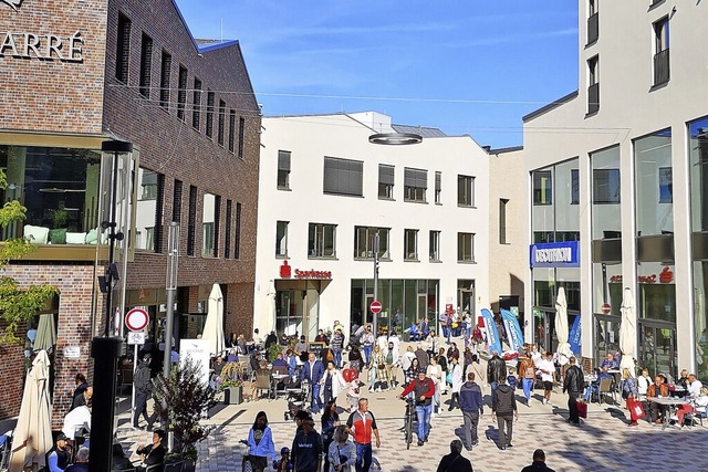 Auch wegen des stdtebaulich gelungene...zu Lasten anderer Innenstadtstandorte.  | Foto: Ralf Burgmaier