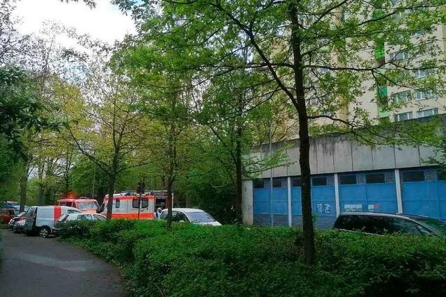 Drei Leichtverletzte nach Brand in Wohnhaus in Freiburg-Landwasser