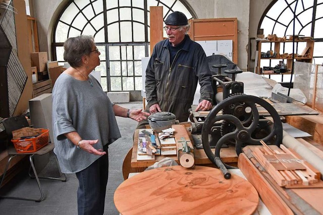 Ulla Jantz-Meinecke mit  CW Loth in se...jetzt am Wochenende in March verkauft.  | Foto: Manfred Frietsch