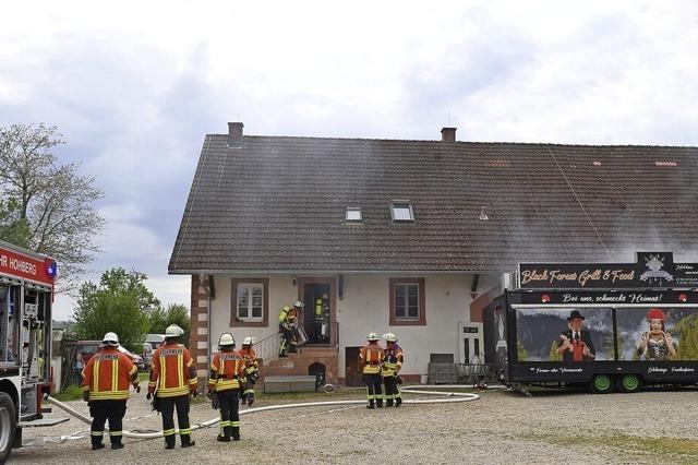 Feuerwehren proben den Ernstfall in Hohberg