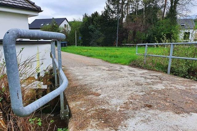 Brcke zum Domilishof in Stegen-Eschbach wird saniert