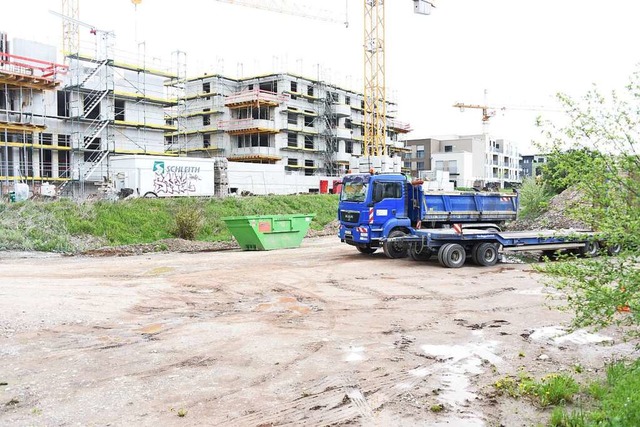 Im  Baugebiet  Alte Weberei wird das G...der kirchlichen AB-Gemeinde entstehen.  | Foto: Robert Bergmann