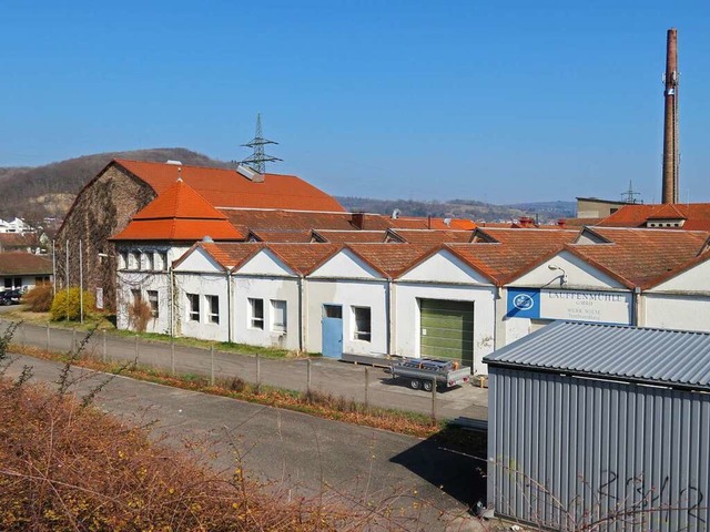 Das Gewerbegebiet Lauffenmhle beim Bahnhof Lrrach-Haagen  | Foto: Peter Gerigk