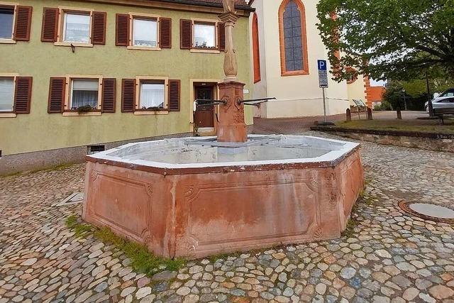 In Ehrenkirchen gibt es zu wenig Wasser für Brunnen und Bäume