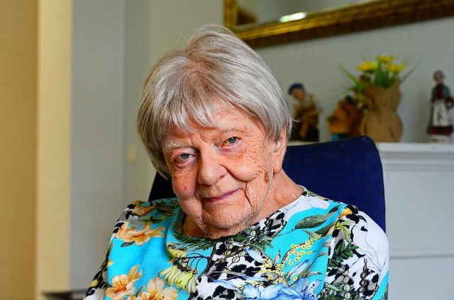 Margarete Baldinger wird am 27. April 100 Jahre alt  | Foto: Ingo Schneider