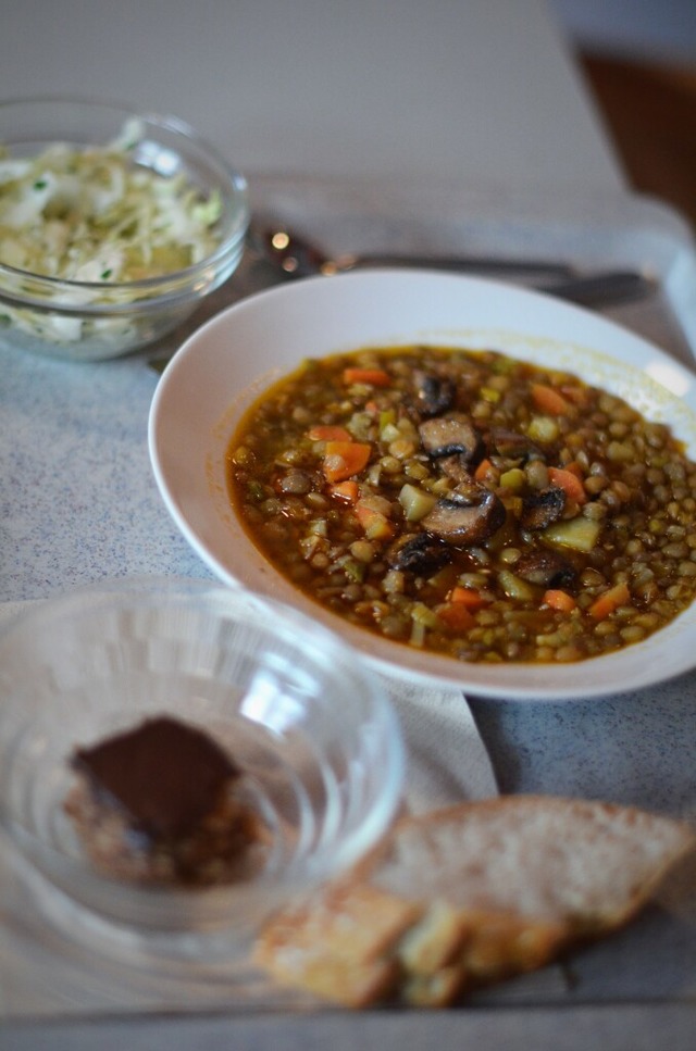 Das vegane Essen in Kirchzarten sorgte fr Diskussionen.  | Foto: Kathrin Blum