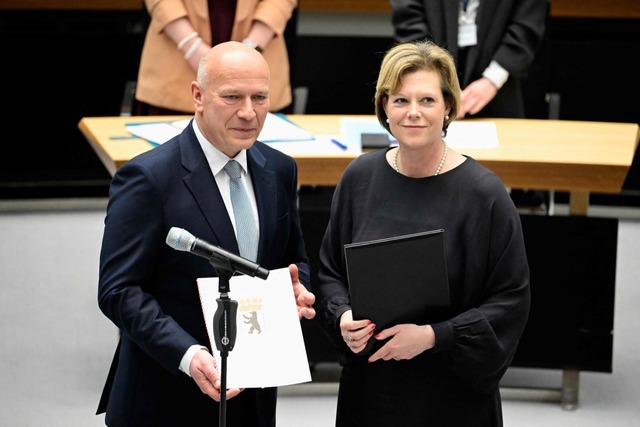 Wegner nimmt Wahl zum Berliner Regierenden Brgermeister an.  | Foto: TOBIAS SCHWARZ (AFP)