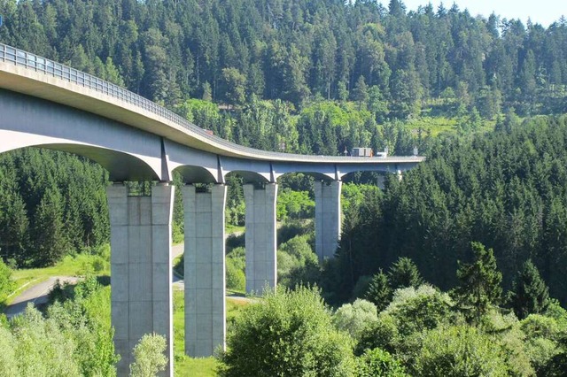 Auf dieser Seite soll der zweite Teil der Gauchachtalbrcke gebaut werden.  | Foto: Regierungsprsidium Freiburg