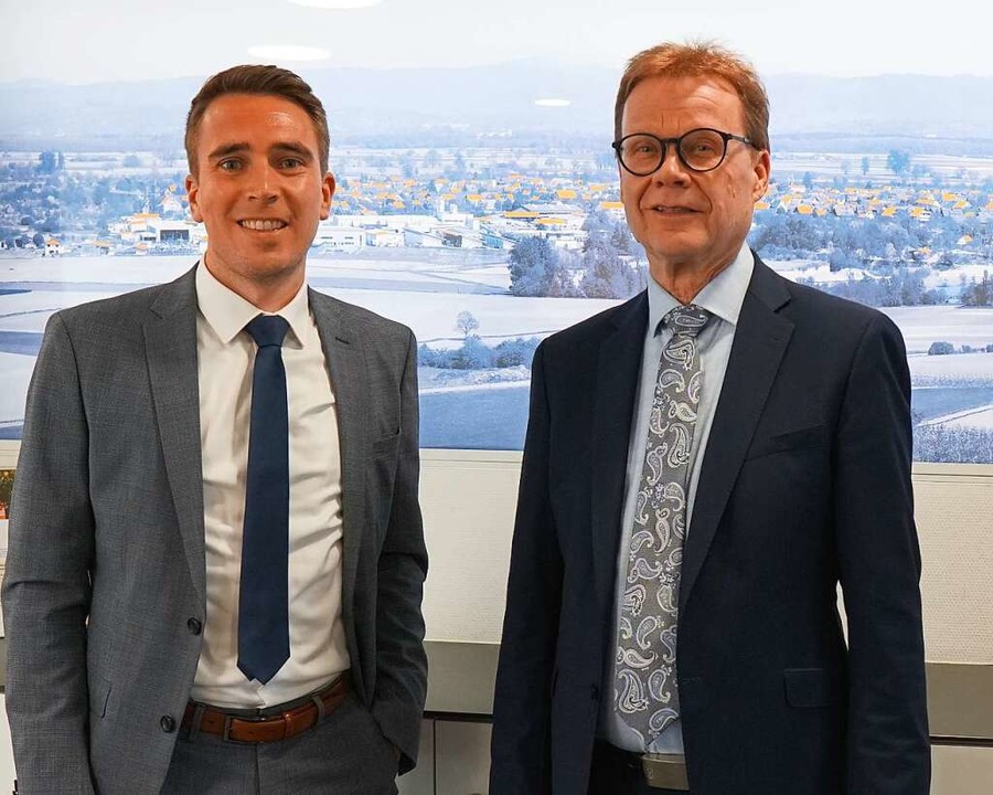 Neues Vorstands-Duo: Frederik Leber (links) und Winfried Schneider.  | Foto: Jrgen Schweizer