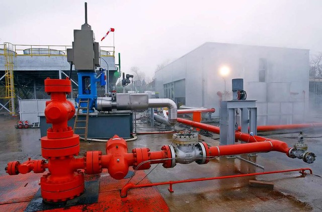 Ein Geothermiekraftwerk wie  in Landau...die Badenova auch in der Region bauen.  | Foto: Ronald Wittek