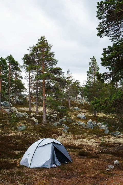 Der Nationalpark ist ein Trekkinggebie...arf man überall sein Zelt aufschlagen.  | Foto: Philipp Laage (dpa)