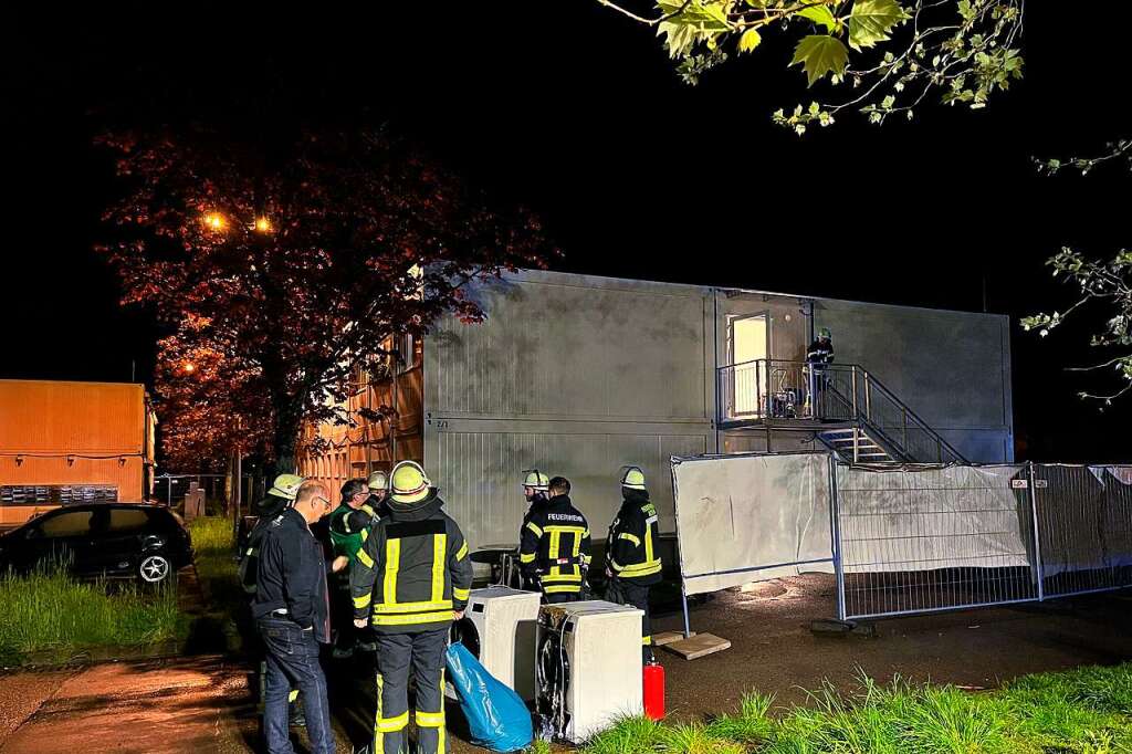 Feuer Im Waschraum Der Flüchtlingsunterkunft In Achern Achern Badische Zeitung 