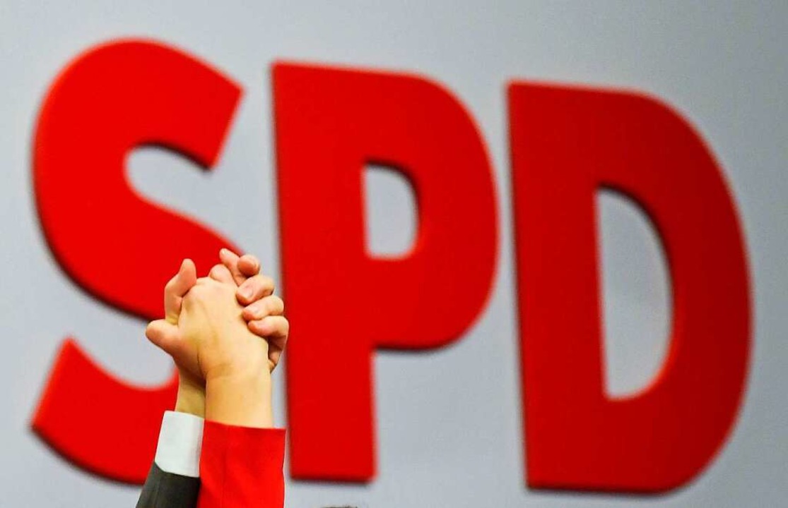 Die SPD ruft am 1. Mai zur Kundgebung auf.  | Foto: TOBIAS SCHWARZ (AFP)