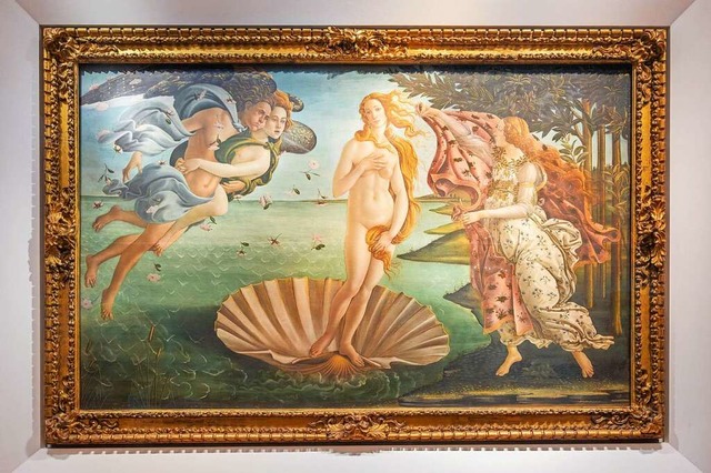 Das Original: &#8222;Die Geburt der Venus&#8220; von Sandro Botticelli.  | Foto: IMAGO/Zoonar.com/Paolo Gallo
