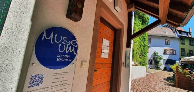 Eine am VHS-Kurs beteiligte Institution ist das Stadtmuseum in Schopfheim.  | Foto: Andr Hnig