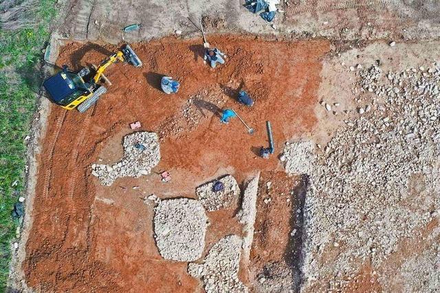 Unter Staufens geplanter Umfahrung wurden rmische Fundamente entdeckt