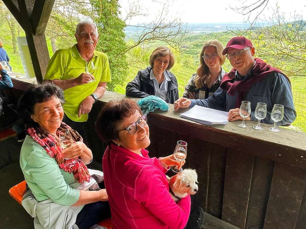 Groer Andrang herrschte am Sonntagnachmittag beim Gipfeltreffen mit Jungweinprobe auf der Katzensteinbuckhtte.