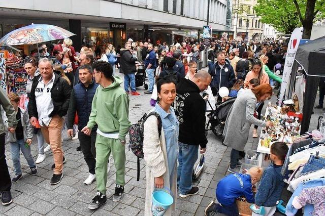 Beim Frhlingsfest Lrrach ist es so voll wie in frheren Zeiten