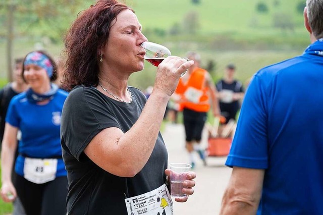 Rotwein als &#8222;letzte Kraftspritze&#8220;  | Foto: Volker Mnch