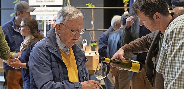 Der Weinmarkt in Mllheim feierte sein Comeback.   | Foto: Volker Mnch