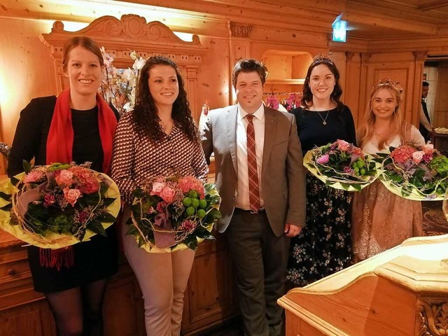 Reprsentanten des Durbacher, des badi...reas Knig, Lisa Huber und Laura Kern.  | Foto: Winfried Kninger