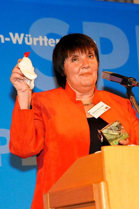 Die damalige Landtagsabgeordnete Maria... einer SPD-Veranstaltung im Jahr 2010.  | Foto: Zimmermann-Duerkop