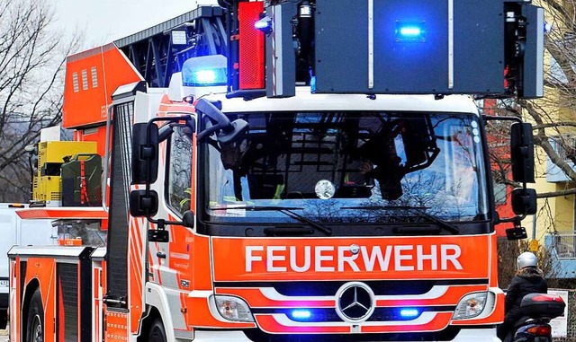 Die Feuerwehr musste wegen eines selbs...uerwerkskrpers ausrcken. Symbolbild.  | Foto: Thomas Kunz