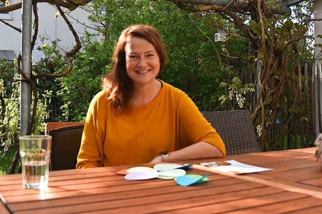 Die 42-jhrige Gundelfingerin  Regina ...enkanste zum Thema Erziehung geben.   | Foto: Sebastian Krger
