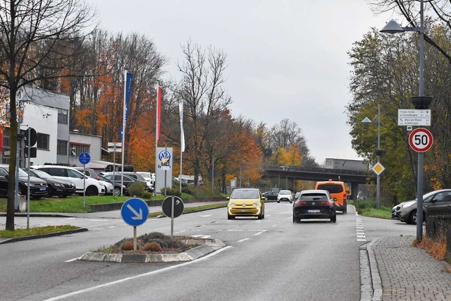 An der Kreuzung Hauptstrae / Blauenst...entsteht ein Kreisverkehr (Archivbild)  | Foto: Thomas Loisl Mink