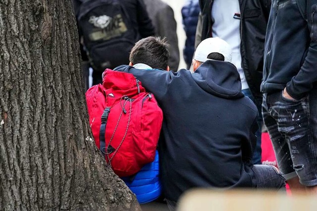 Ein Schler hat in einer Belgrader Sch...ossen und dabei acht Menschen gettet.  | Foto: Darko Vojinovic (dpa)