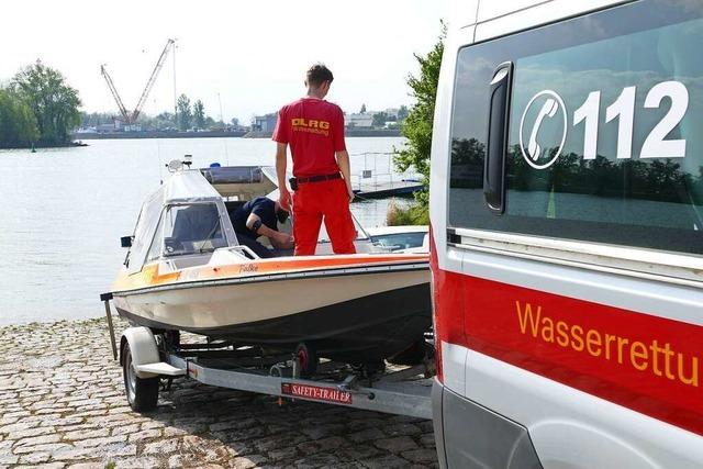 DLRG Breisach sucht für ihr Rettungsboot eine feste Unterkunft