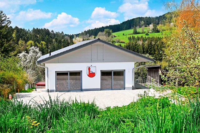 Hbsch anzusehen ist das neue Brgerhaus in Brunnadern.  | Foto: Wolfgang Scheu