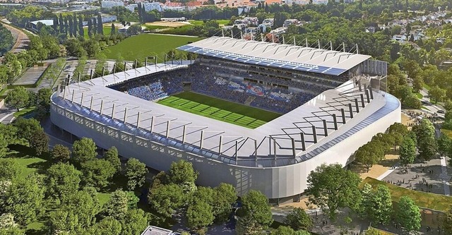 So soll das Meinau-Stadion in Straburg nach Fertigstellung  aussehen.  | Foto: Verein